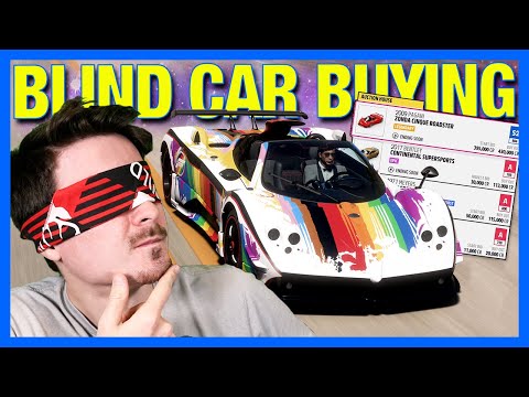 Forza Horizon 5 : Blindfolded Car Buying Challenge!!