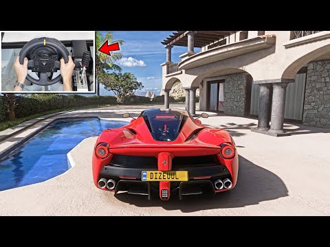 Forza Horizon 5 – Ferrari LaFerrari | Steering Wheel Gameplay [4K]