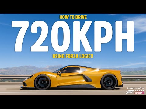 Forza Horizon 5 – How To Drive 720KPH Using Forza Logic!!
