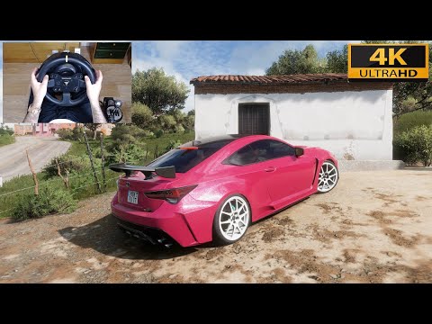 Forza Horizon 5 – LEXUS RCF TRACK EDITION – Test Drive with THRUSTMASTER TX + TH8A – 4K