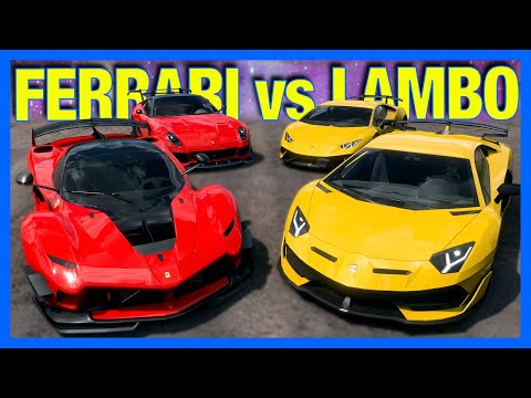 Forza Horizon 5 Online : Ferrari vs Lamborghini