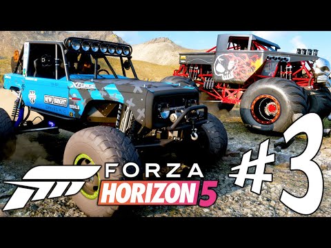 Forza Horizon 5 – Parte 3: Corrida de Carros Monstros!!! [ Xbox Series X – Playthrough 4K ]