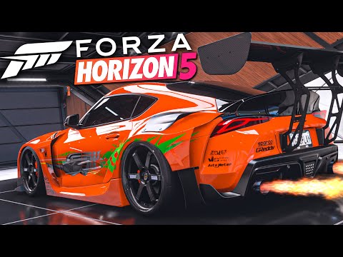 FORZA HORIZON 5 – TUNANDO O NOVO TOYOTA SUPRA, E ACHEI O PRIMEIRO CARRO ABANDONADO!! #02