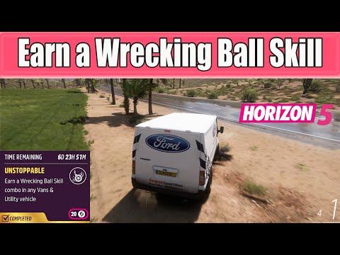 Forza Horizon 5 Unstoppable – Earn a Wrecking Ball Skill combo in any Vans & Utility vehicle