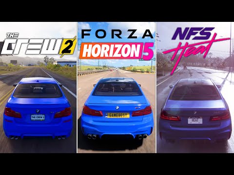 Forza Horizon 5 vs NFS Heat vs The Crew 2 – Physics and Details Comparison