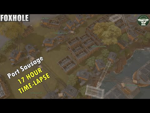 Foxhole | Port Sausage Time-Lapse | NEW SALVAGE RECORD ACHIEVED!