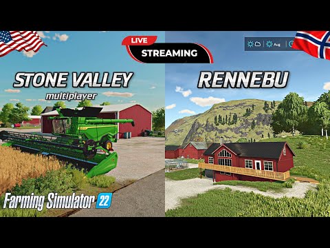 FS22 Livestream Rennebu & Stone Valley – Farming Simulator 22
