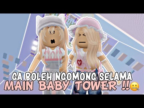GA BOLEH NGOMONG SELAMA MAIN BABY TOWER!!🤐😶 DITEMENIN SAMA MBAH GOOGLE😂 | ROBLOX 🇮🇩 |