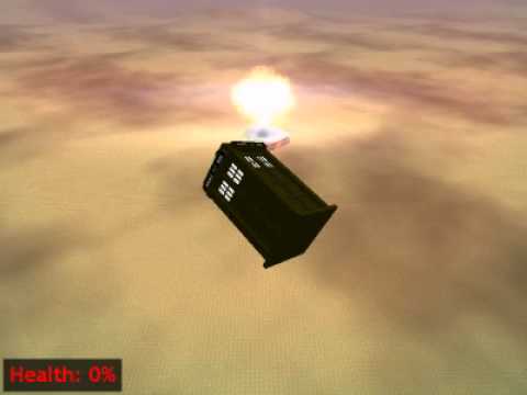Gary's Mod: TARDIS VS Barrel