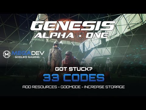 GENESIS ALPHA ONE Cheats: Add Resources, Godmode, Increase Storage, … | Trainer by MegaDev