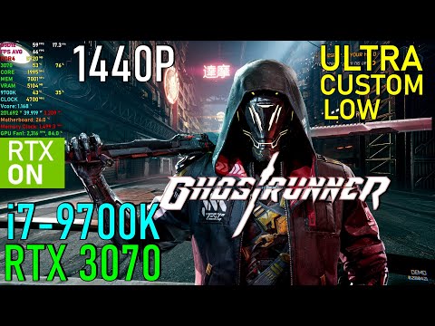 Ghostrunner (DXR) RTX 3070 & 9700K 4.7GHz – Max Settings 1440P