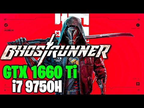 Ghostrunner GTX 1660 Ti + i7 9750H | Demo Gameplay / Benchmark FPS test | EPIC graphics settings