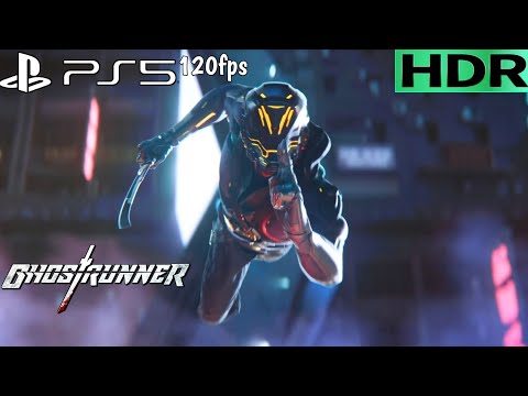 Ghostrunner (PS5) 120FPS HDR Performance Mode Gameplay Walkthrough Part 1 (FULL GAME) No Commentary
