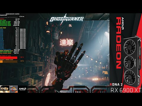 Ghostrunner Ray Tracing High Settings 1440p | RX 6900 XT | Ryzen 7 5800X