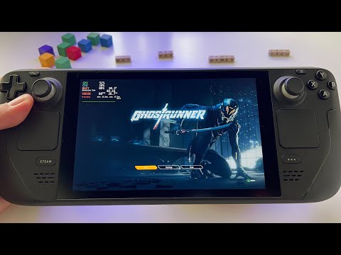 Ghostrunner – Steam Deck handheld gameplay | high graphics, Vulkan