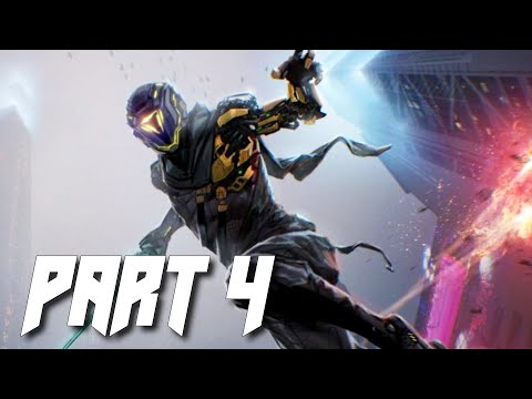 Ghostrunner – Walkthrough Gameplay – Part 4 – 'Tom' The Laser Tower