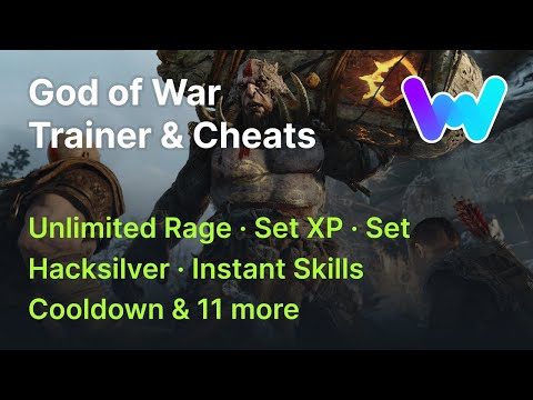 God of War Trainer +15 Cheats (One-Hit Kills, God Mode, Ignore Crafting Requirements, &12 More)