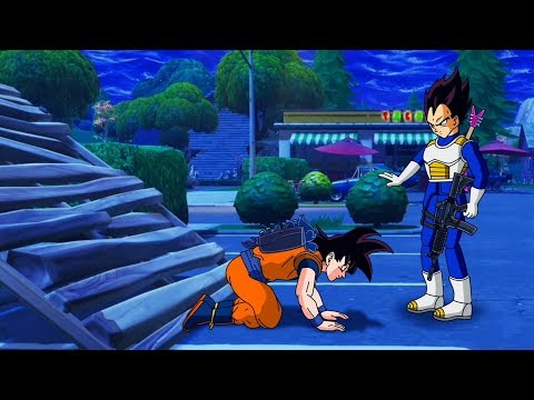 GOKU Y VEGETA EN FORTNITE – LA PRIMERA PARTIDA DE GOKU👻DRAGON BALL PARODIA ANIMADA  | FactyKilian