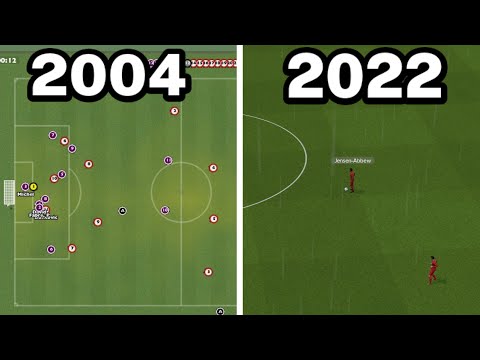 Graphical Evolution of Football Manager (2004-2022)