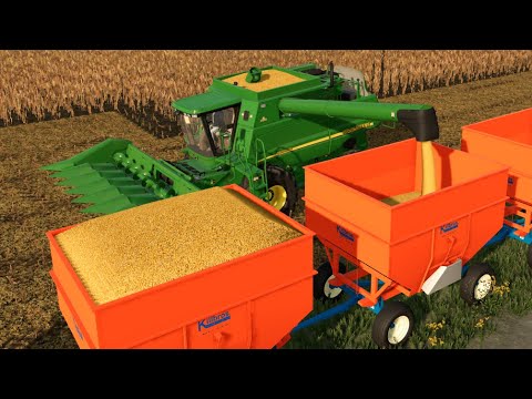Griffin Indiana EP#4 | Farming Simulator 22 timelapse | FS 22 | Corn Harvest