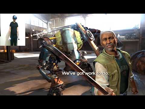 Half-Life: Alyx – G-Man took away Alyx, Eli Vance gave Crowbar to Gordon Freeman (Robot dog)