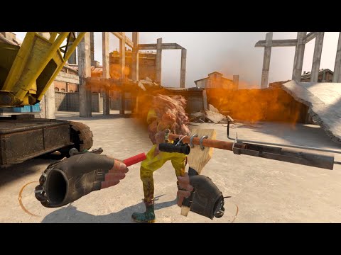 Half-Life: Alyx史上最強の生物ジェフに自作ショットガンを撃ってみたけど… #Shorts