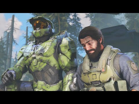 HALO INFINITE – Emotional Master Chief and Pilot Scene (4K)