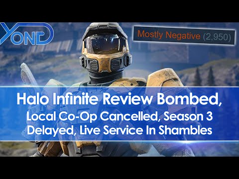 Halo Infinite Review Bombed, Local Co-Op Cancelled, Season 3 Delayed, Live Service In Shambles