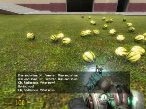 Harmless watermelon on gary's mod