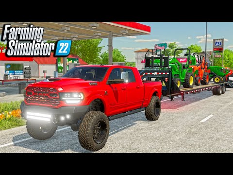 HAULING $300,000 IN NEW LANDSCAPING EQUIPMENT! | (ROLEPLAY) FARMING SIMULATOR 2022