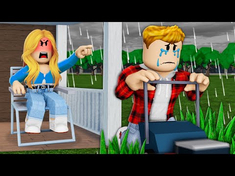He Had The Meanest Mom Ever! A Roblox Movie