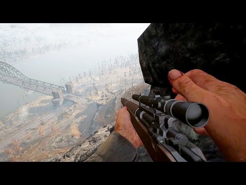 Hell Let Loose – Mountain side Sniping onto Remagen Bridge