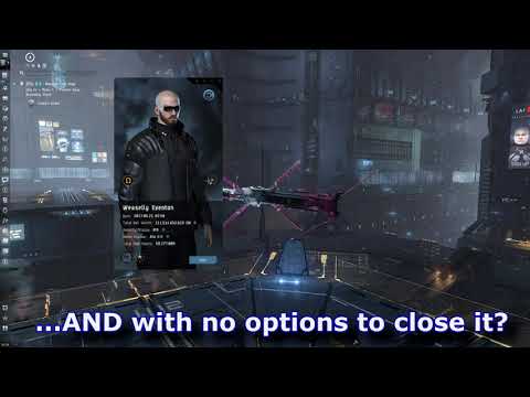 Hide your 3D Character Portrait – Eve Online