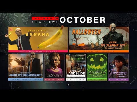 HITMAN 3: ROADMAP OCTOBRE – Mode FREELANCER …