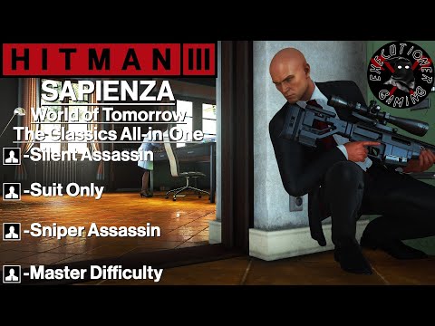 Hitman 3: Sapienza – World of Tomorrow – The Classics All-in-One – Master Difficulty