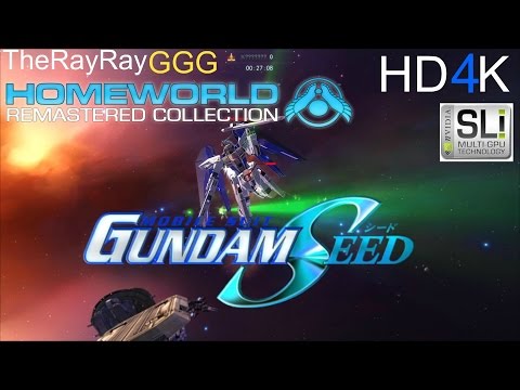 Homeworld 2 Remastered : Gundam Seed Mod Test HD 4K (NOT TRANSLATED)