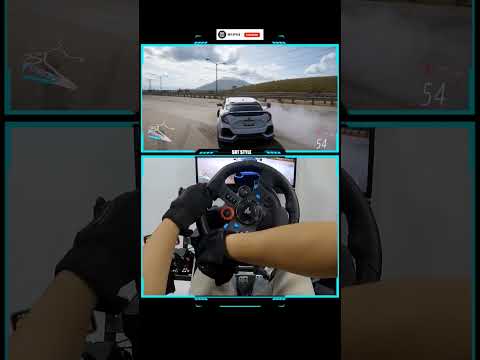 Honda Civic Type R – Forza Horizon 5 #shorts #honda #steeringwheel