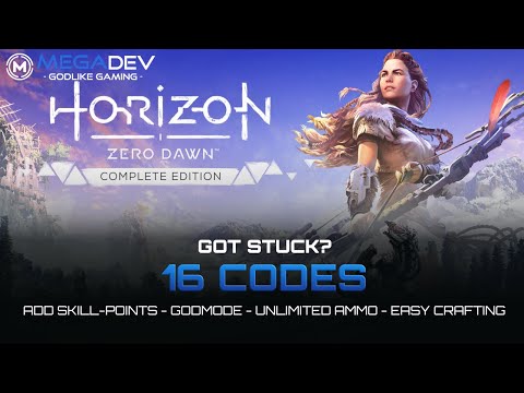 HORIZON ZERO DAWN CE Cheats: Add Skill-Points, Godmode, Unlimited Ammo, … | Trainer by MegaDev