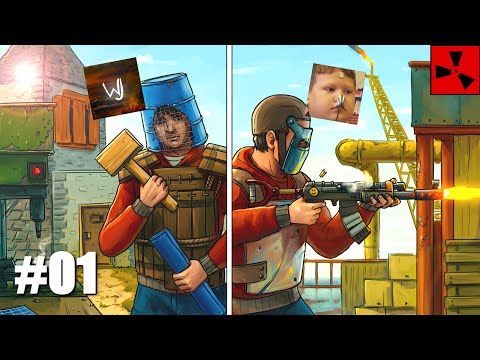 How a builder and a PVP chad play Rust… (Ft. Spoonkid)