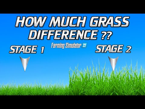 HOW MUCH DIFFERENCE ARE THERE IN GRASS STAGES ? Farming Simulator 22 – PS5