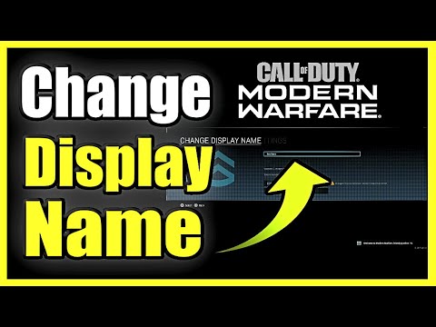 How to Change your DISPLAY NAME in Call of Duty Warzone or Modern Warfare Quick Method (2020 Update)