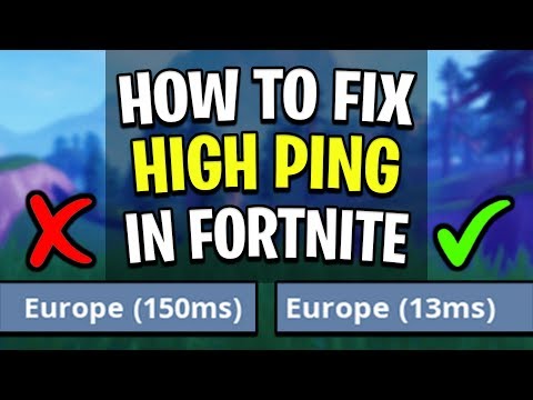 How To Fix High Ping In Fortnite! (SUPER EASY FIX)