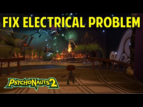 How to Fix the Electrical Problem | Investigate Truman's Mind | Psychonauts 2