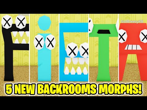 How to get ALL 5 NEW BACKROOMS MORPHS in Backrooms Morphs (ROBLOX)