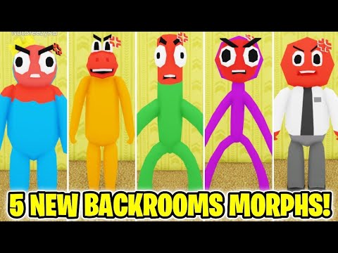 How to get ALL 5 NEW BACKROOMS MORPHS in Backrooms Morphs (ROBLOX)