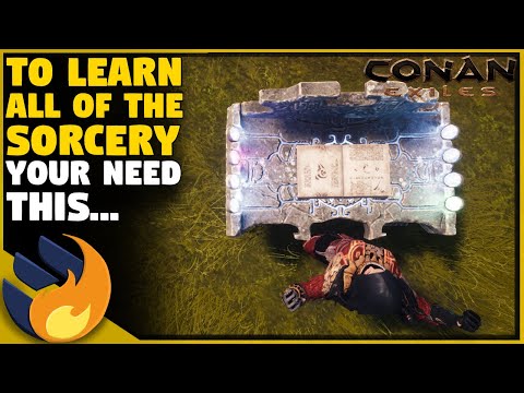 HOW TO LEARN SORCERY 101, ALL SPELLS, ALL CRAFTING TABLES | Conan Exiles | Age Of Sorcery