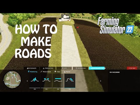 HOW TO MAKE ROADS in Farming Simulator 2022 – BUILDING MY FARM | FS22 | PS4 | PS5 | Xbox One & XS