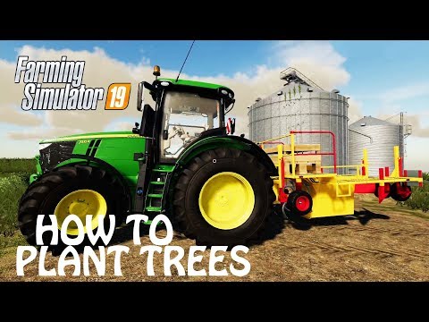 HOW TO PLANT TREES in Farming Simulator 2019 | THE BEST WAY TO MAKE A FORREST | PS4 | Xbox One