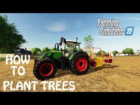 HOW TO PLANT TREES in Farming Simulator 2022 – AN EASY WAY TO CREATE A FORREST | FS22 | PS4 | PS5