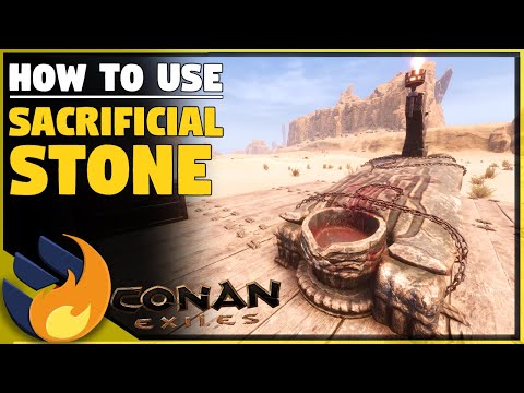 HOW TO USE THE SACRIFICIAL STONE | Conan Exiles | Age Of Sorcery